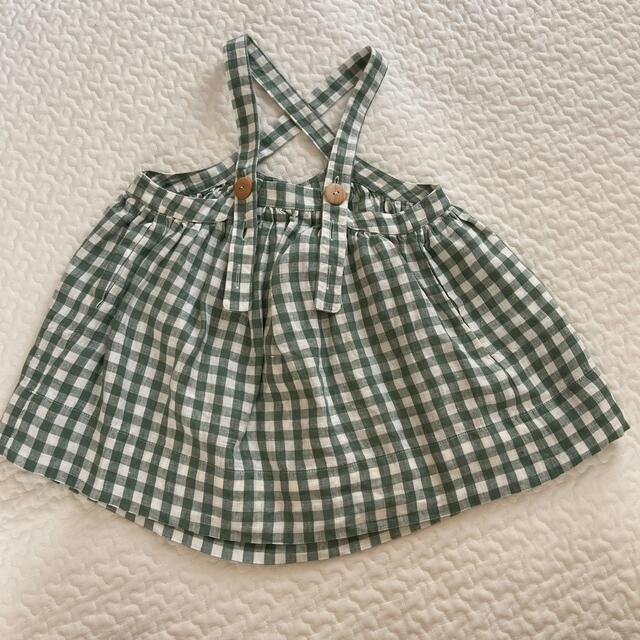 SOOR PLOOM(ソーアプルーム)の新品　SOOR PLOOM Eloise Pinafore - Gingham キッズ/ベビー/マタニティのキッズ服女の子用(90cm~)(スカート)の商品写真