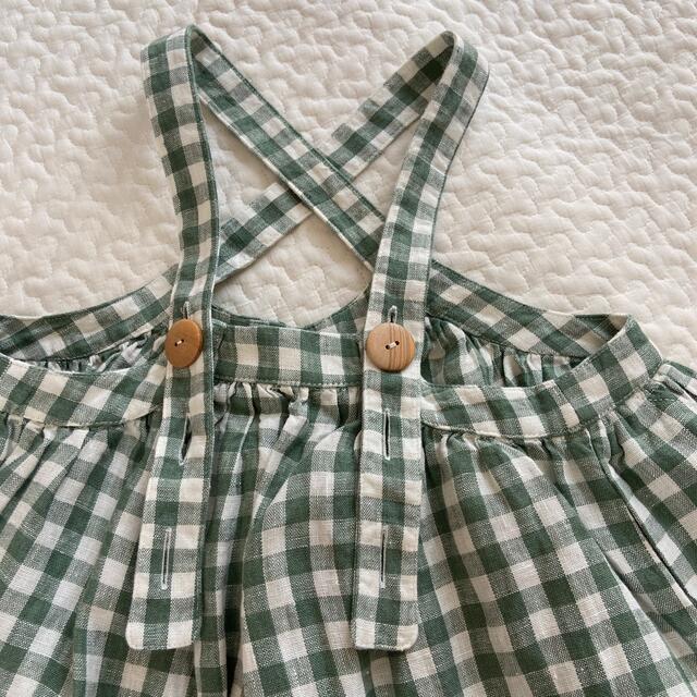 SOOR PLOOM(ソーアプルーム)の新品　SOOR PLOOM Eloise Pinafore - Gingham キッズ/ベビー/マタニティのキッズ服女の子用(90cm~)(スカート)の商品写真