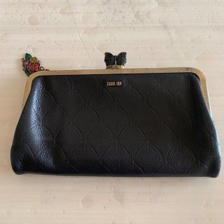 アナスイ(ANNA SUI)の☆ANNA SUI 財布 フラワーリップ 廃盤品 ブラック☆(財布)