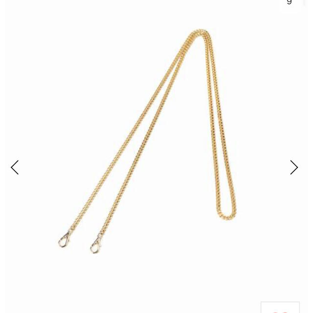 L'Appartement DEUXIEME CLASSE(アパルトモンドゥーズィエムクラス)のL'Appartement Phone Strap Gold Chain C スマホ/家電/カメラのスマホアクセサリー(ストラップ/イヤホンジャック)の商品写真