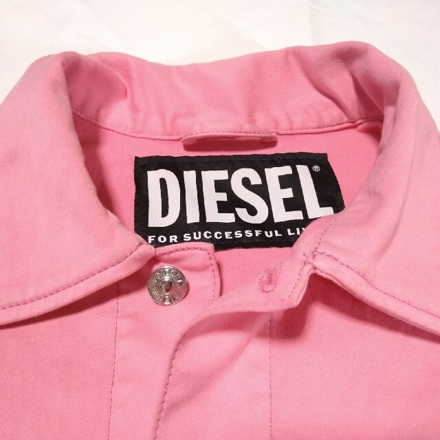 DIESEL(ディーゼル)のDIESEL　デニムジャケット　ライダース　フリルジャケット レディースのジャケット/アウター(Gジャン/デニムジャケット)の商品写真