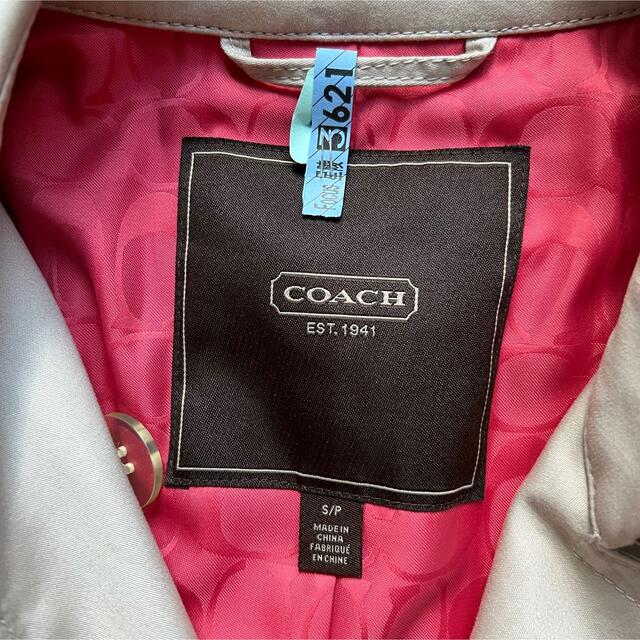 COACH(コーチ)の極美品♡コーチ♡coach　トレンチコート　ベージュ レディースのジャケット/アウター(トレンチコート)の商品写真