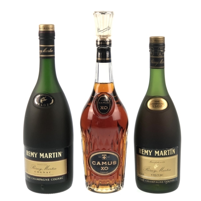 バイセルブランデーセット3本 REMY MARTIN CAMUS コニャック