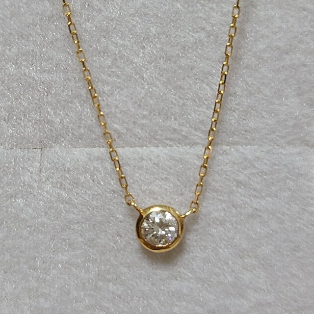 ete(エテ)のete K18 ダイヤモンド 0.15ct ネックレス「ブライト」 レディースのアクセサリー(ネックレス)の商品写真