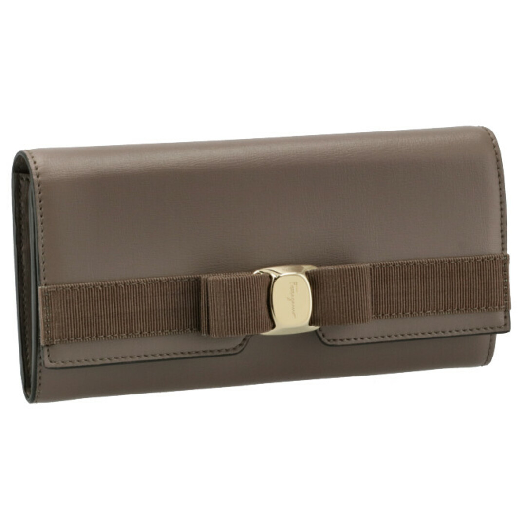 高級素材使用ブランド FERRAGAMO - Ferragamo 長財布 0741347 VARA NEW