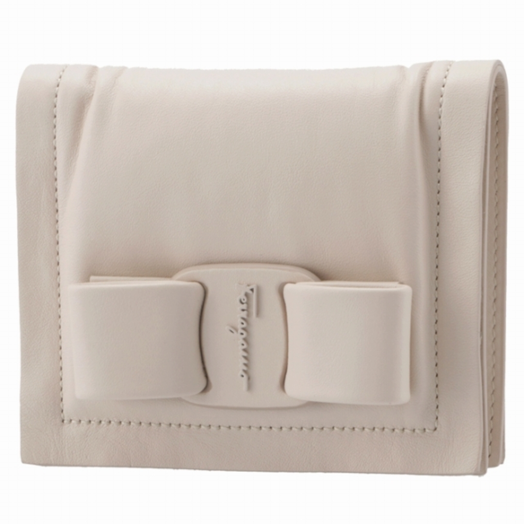 FERRAGAMO - FERRAGAMO 財布 二つ折り Viva Bow リボン 745860の FERRAGAMO - FERRAGAMO 財布 二つ折り Viva Bow リボン 745860の