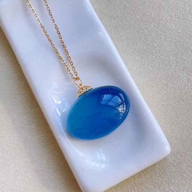 ⭐︎【高級】天然 アクアマリン ペンダントトップ k18 5.6g