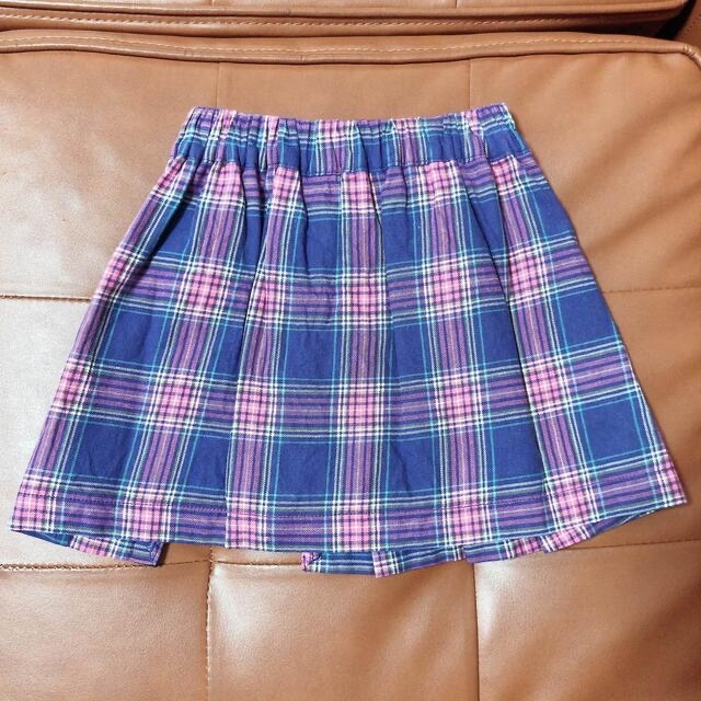 BABYDOLL(ベビードール)のプリーツラップショートパンツ キッズ/ベビー/マタニティのキッズ服女の子用(90cm~)(スカート)の商品写真