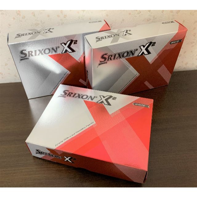 Srixon - 10ダース＝120個　NEW SRIXON -ｘ- ホワイト