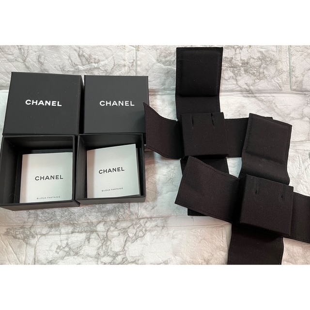 CHANEL アクセサリーケース ピアス 空箱 - ショップ袋