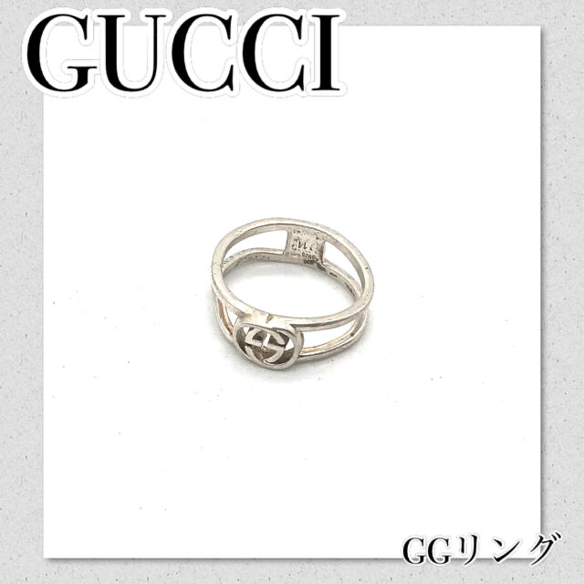 Gucci(グッチ)の【ちび様専用】 GUCCI グッチ　Ag925 GGリング　指輪 レディースのアクセサリー(リング(指輪))の商品写真