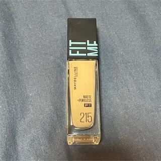 メイベリン(MAYBELLINE)のフィットミーリキッドファンデーション R 215(ファンデーション)