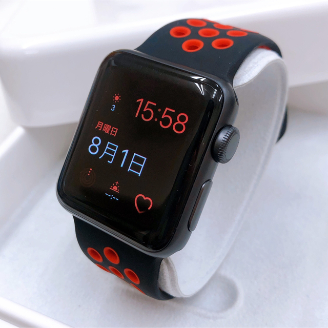 ♯ Apple Watch 3 GPSモデル アップルウォッチ 38mm 黒-