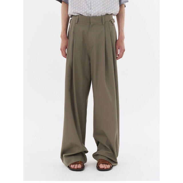 通常在庫品 system homme wide trousers モーガン蔵人 - スラックス