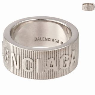 バレンシアガ(Balenciaga)のBALENCIAGA リング ロゴ FORCE STRIPED 指輪(リング(指輪))