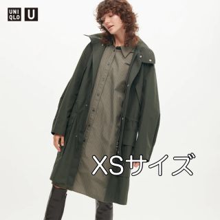 ✨美品✨ UNIQLO U フーデッドコート ブラック ユニクロ L 軽量