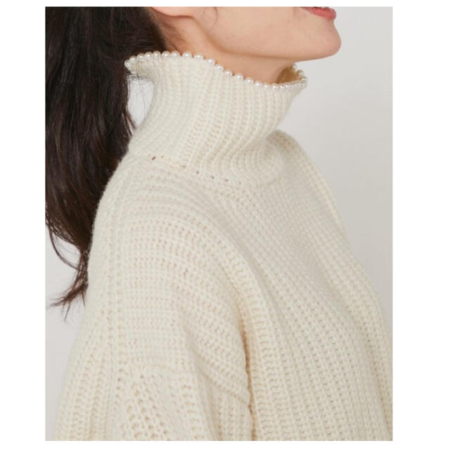 ヒート 新品タグ付きRene オフタートルホワイトニット | tatihome.com