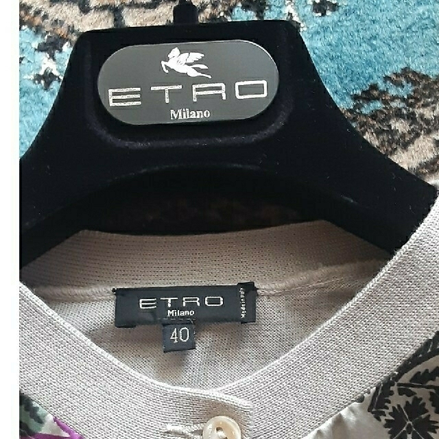 ETRO(エトロ)のETRO　シルク　カーディガン　サイズM レディースのトップス(カーディガン)の商品写真