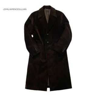 ジョンローレンスサリバン チェスターコート(メンズ)(ブラウン/茶色系