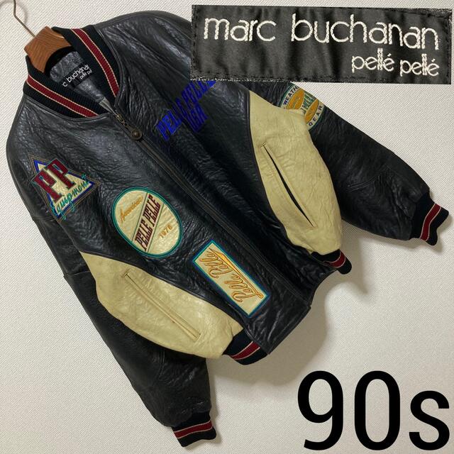 90s□pelle pelle marc buchanan□レザージャケット L 超大特価