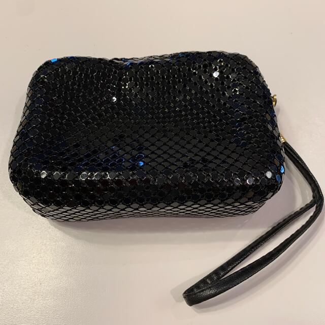 メタル巾着 ヴィンテージ レトロ メタルメッシュ パーティーバッグ 昭和
