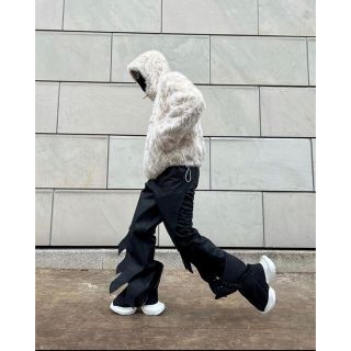 バレンシアガ(Balenciaga)の日本数本 yproject フレアレザーパンツ(デニム/ジーンズ)