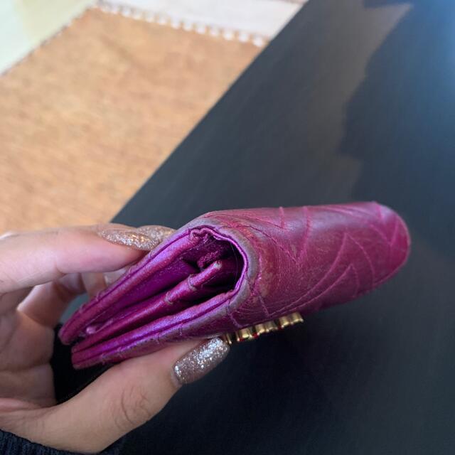 Gucci(グッチ)のGUCCI ピンク　サイフ　バレンタイン レディースのファッション小物(財布)の商品写真