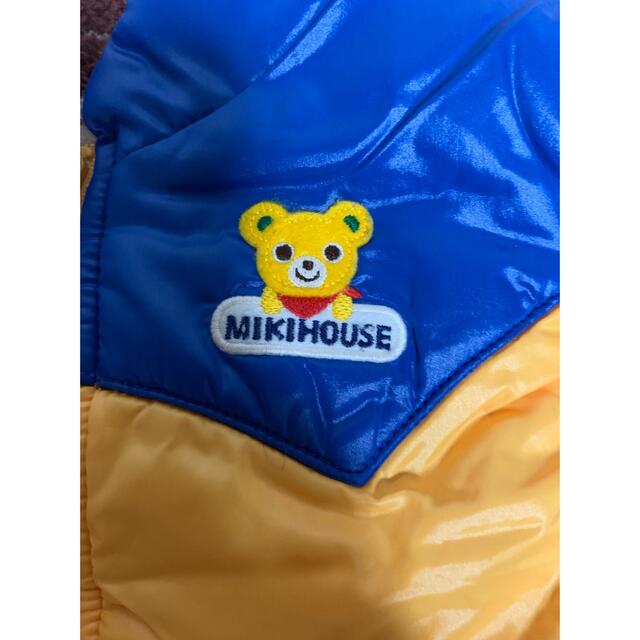 mikihouse(ミキハウス)の☆ミキハウス☆袖無しダウンベスト80cm キッズ/ベビー/マタニティのベビー服(~85cm)(ジャケット/コート)の商品写真