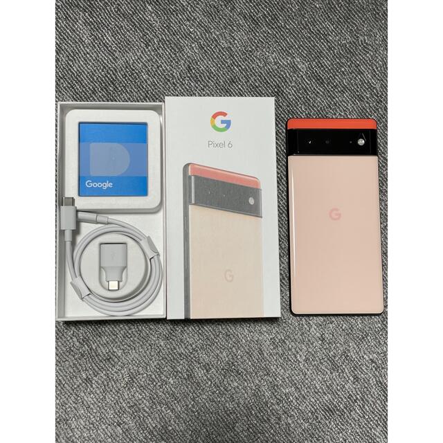 Google Pixel 6 128GB kinda coral SIMフリー