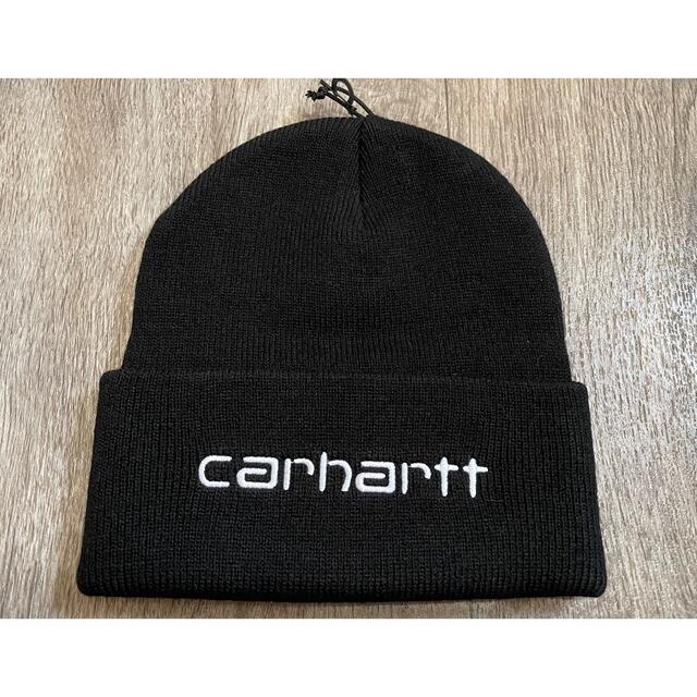 Charhartt WIP(カーハートダブリューアイピー)の【英国買付品】CARHARTT WIP script logo beanie メンズの帽子(ニット帽/ビーニー)の商品写真