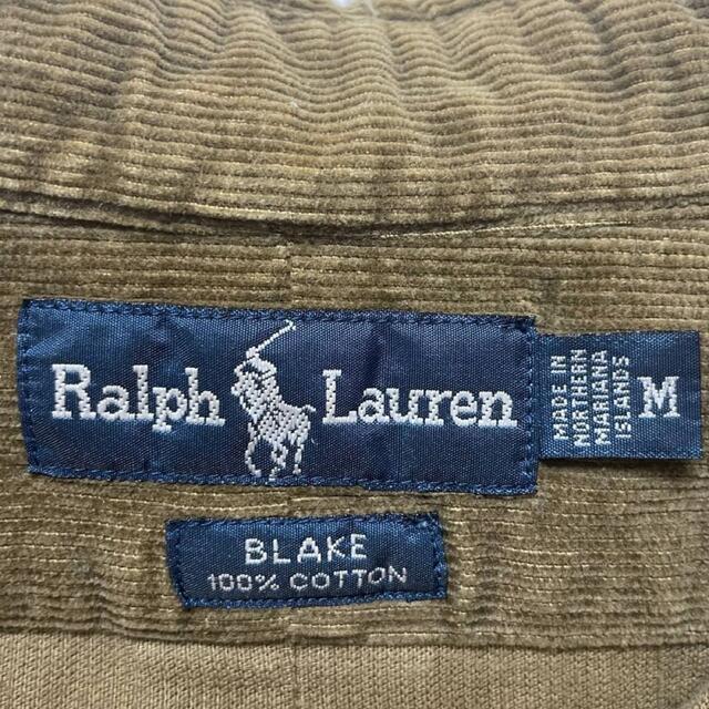 Ralph Lauren(ラルフローレン)のRalph Lauren ラルフローレン コーデュロイシャツ 刺繍ロゴ入り メンズのトップス(シャツ)の商品写真