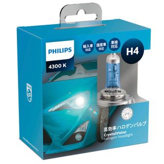 フィリップス(PHILIPS)のPHILIPS H4 ハロゲンバルブ 4300K(汎用パーツ)