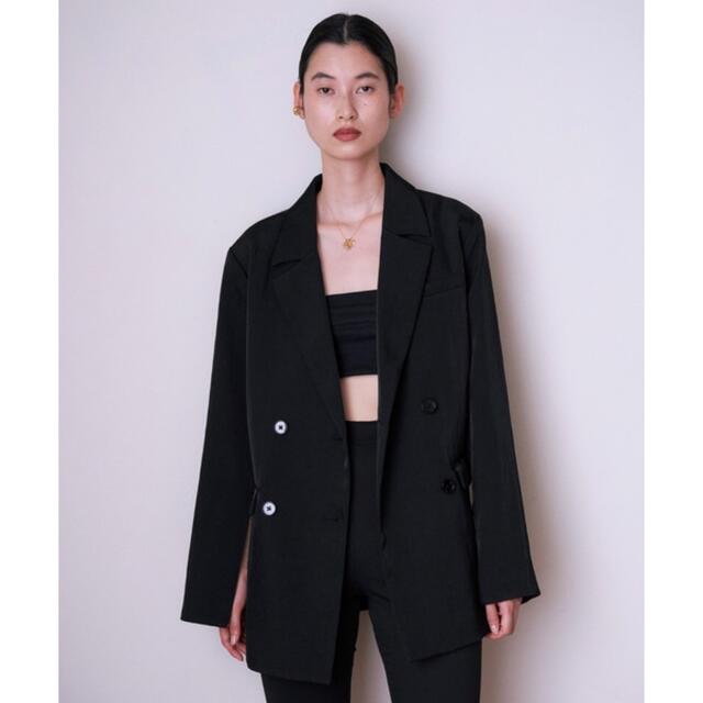 新作　enof twill slit jacket ブラックMサイズ