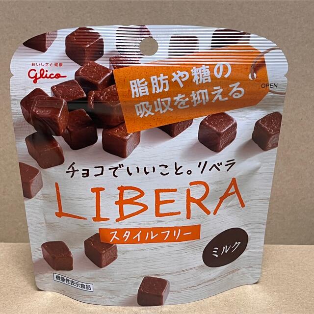 グリコ(グリコ)のglico  LIBERA  リベラ　ミルク  脂肪や糖の吸収を抑える　12袋 食品/飲料/酒の食品(菓子/デザート)の商品写真