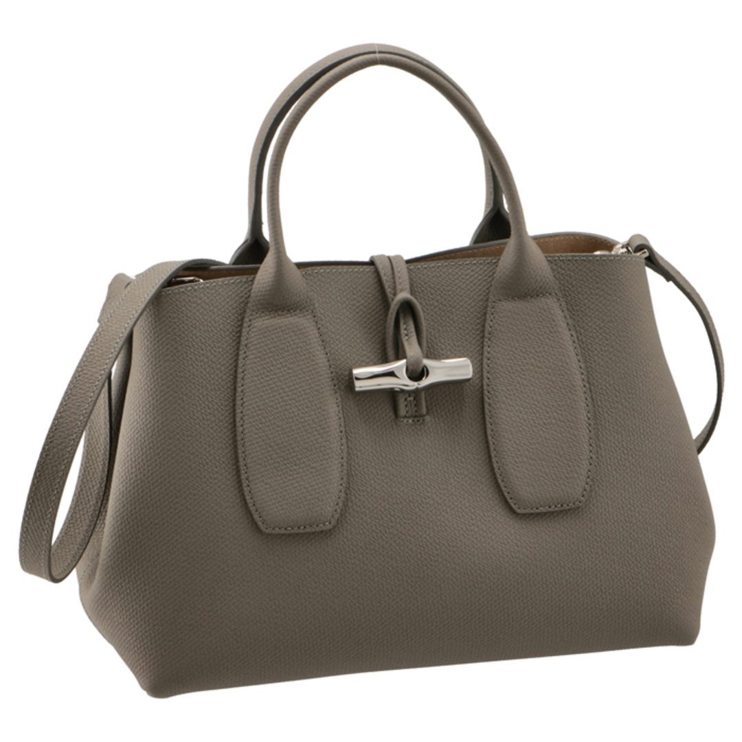 LONGCHAMP ショルダーバッグ ROSEAU トップハンドルバッグ M