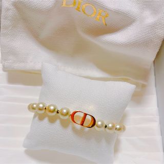 クリスチャンディオール(Christian Dior)のDior ディオール パール ブレスレット ゴールド(ブレスレット/バングル)