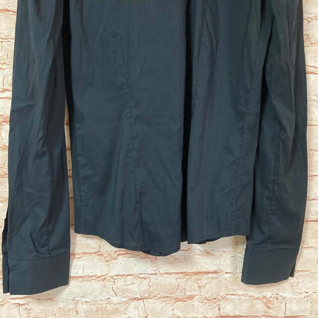 FENDI(フェンディ)のフェンディ FENDI シャツ ブラウス 長袖 上品 カジュアル イタリア製 黒 レディースのトップス(シャツ/ブラウス(長袖/七分))の商品写真