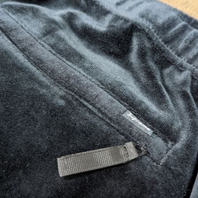 黒XL Supreme Studded Velour Track Pant