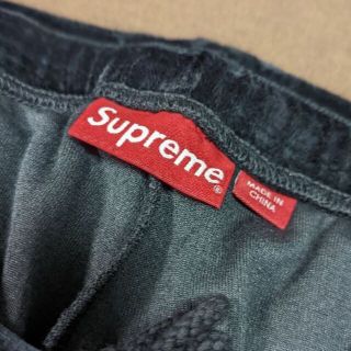 Supreme - 黒XL Supreme Studded Velour Track Pantの通販 by なっこ