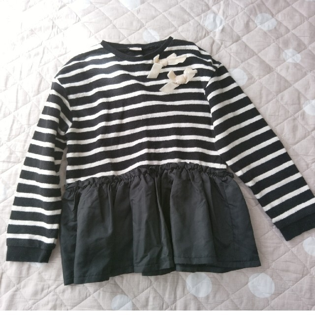 プティマイン　130　スウェット３枚セット キッズ/ベビー/マタニティのキッズ服女の子用(90cm~)(Tシャツ/カットソー)の商品写真