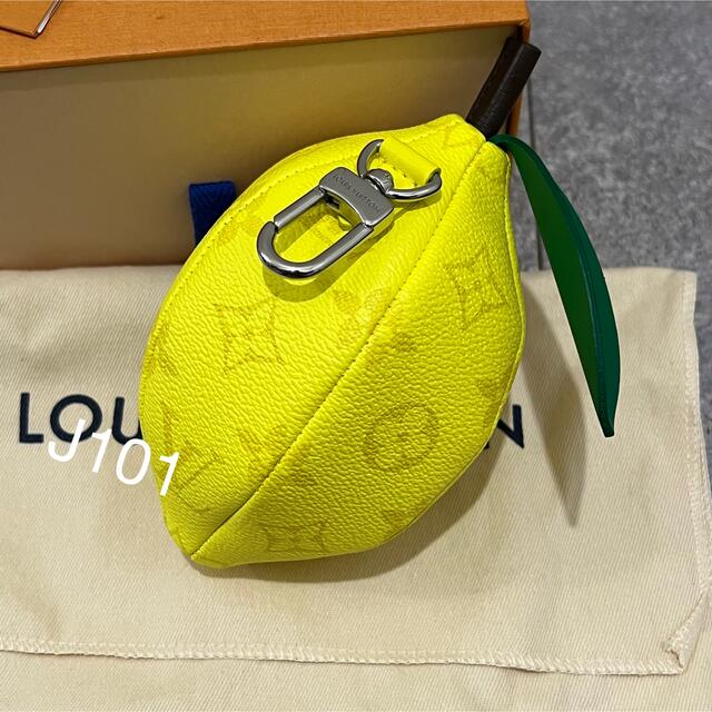 日本製】 ルイヴィトン レモンポーチ キーホルダー チャーム
