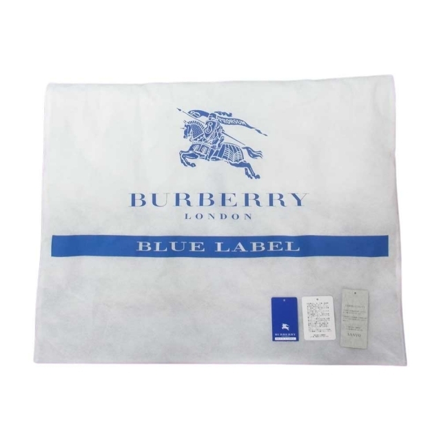 BURBERRY BLUE LABEL(バーバリーブルーレーベル)のBURBERRY BLUE LABEL バーバリーブルーレーベル ロンドン ブルーレーベル チェック バッグ ブラック系【中古】 レディースのバッグ(ハンドバッグ)の商品写真