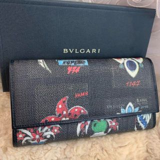 ブルガリ(BVLGARI)のBVLGARI ブルガリ 長財布 花柄 ビジュー柄(財布)