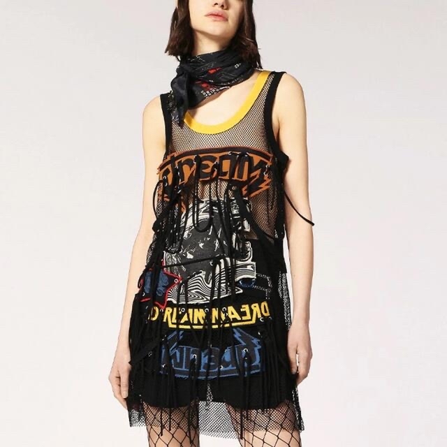 DIESEL - 【タグ有り新品未使用・定価52,800円】DIESEL メッシュ DIESEL - 【タグ有り新品未使用・定価52,800円】DIESEL メッシュ