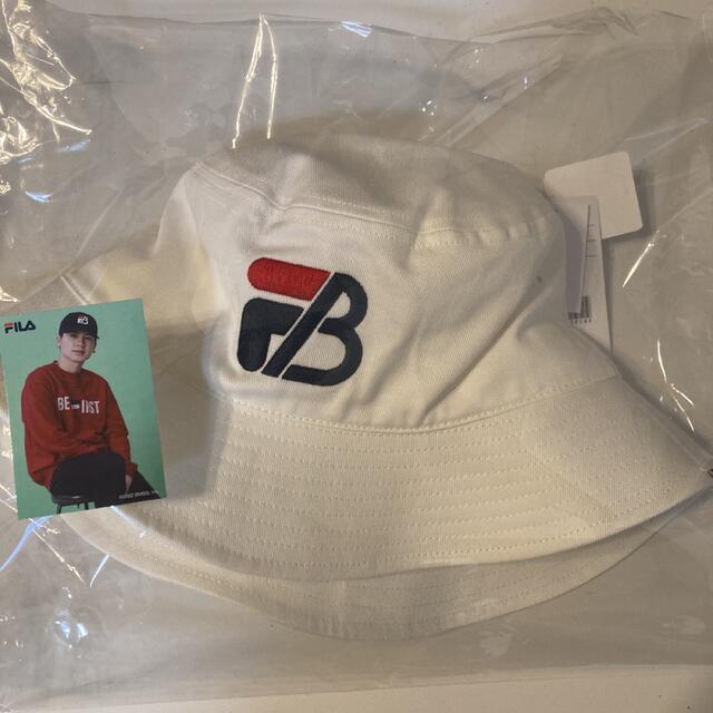セール FILA × BE:FIRST バケットハット ホワイト - 帽子