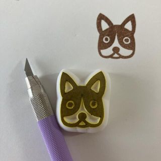 フレンチブルドッグ(はんこ)