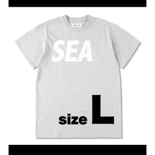 godselectionxxxwindandsea Tシャツ　初期ロゴ　チャコール　Lサイズ