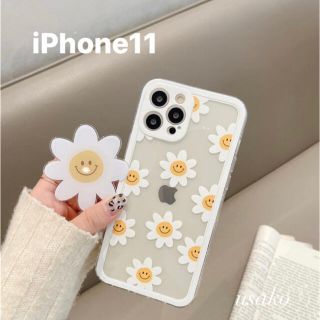 iPhoneケース 韓国 お花 かわいい 新品未使用(iPhoneケース)