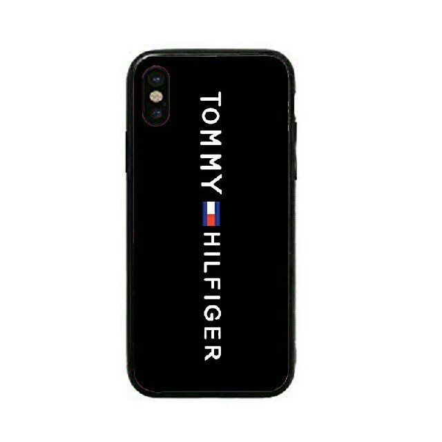 TOMMY HILFIGER(トミーヒルフィガー)の　ガラスケース　iPhoneケース　トミーヒルフィガー スマホ/家電/カメラのスマホアクセサリー(iPhoneケース)の商品写真