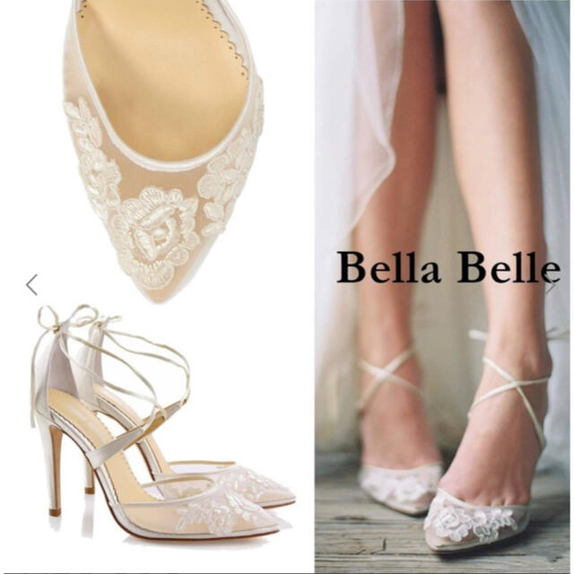 特价! 【美品】Bella Belle ベラベレ ウェディングシューズ